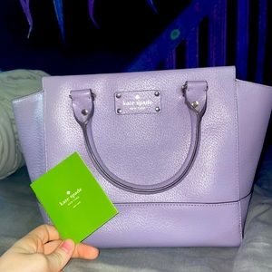 AUTHENTIC Kate Spade Purple Tote Bag